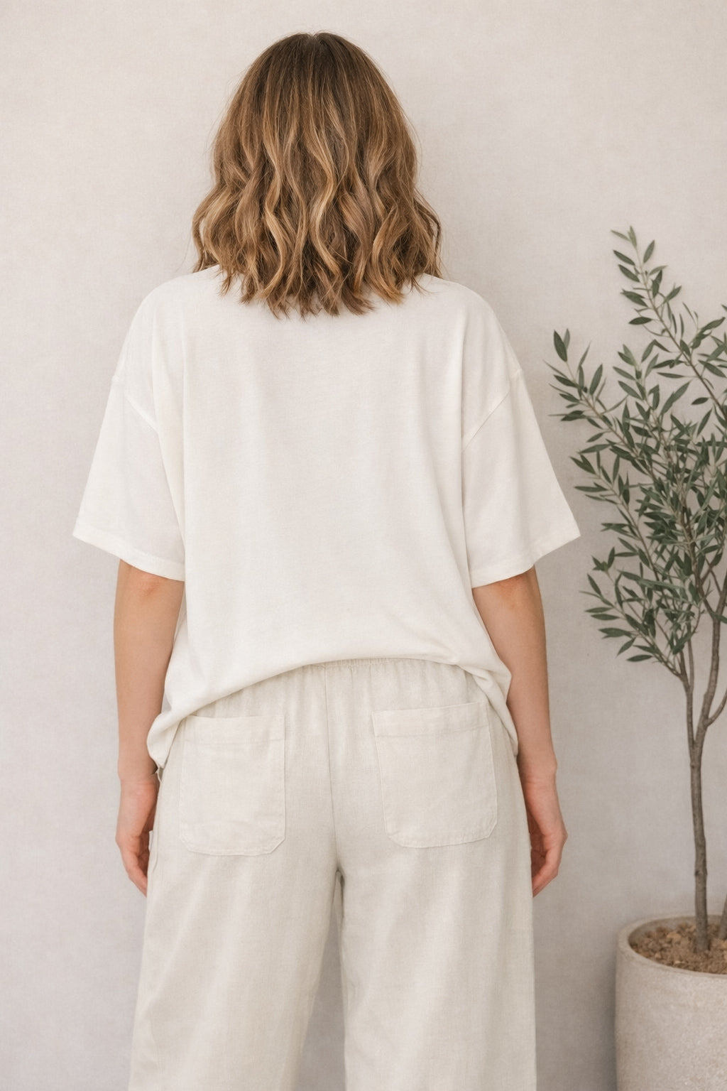 Jesus Saves Oversized Graphic Tee - White
