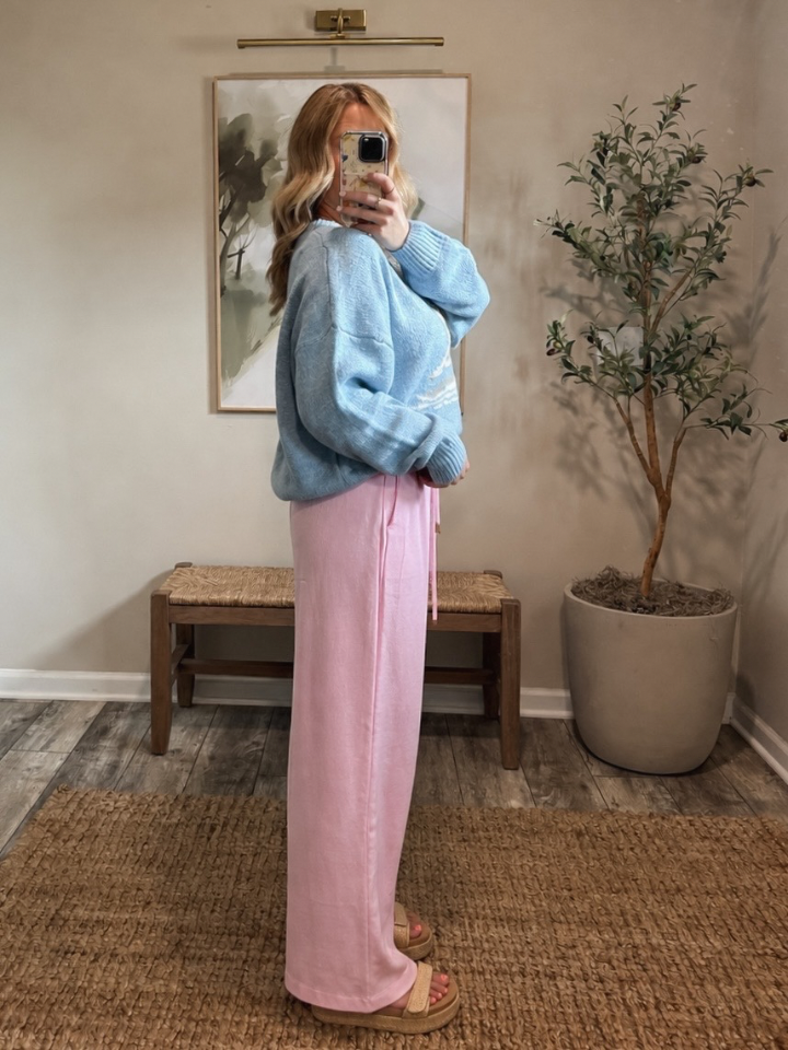 Pink Sands Linen Pants