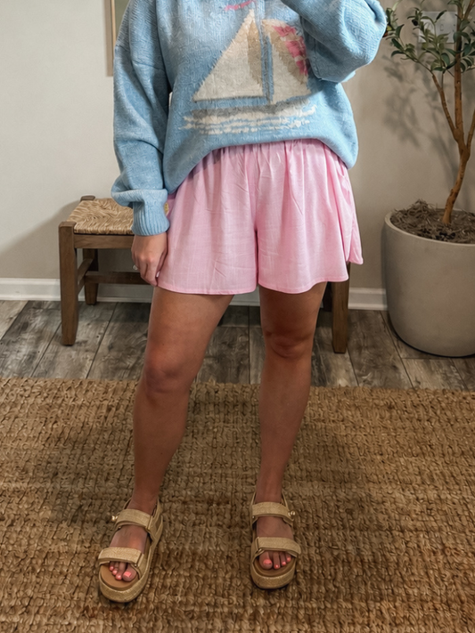 Coastal Daydream Shorts - Pink