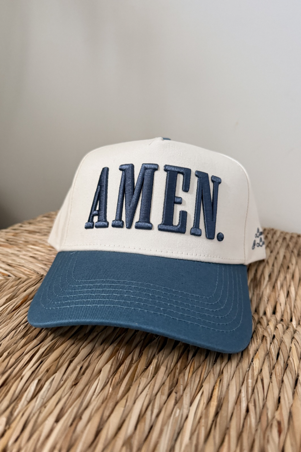 Amen Vintage Trucker Hat - Slate Blue