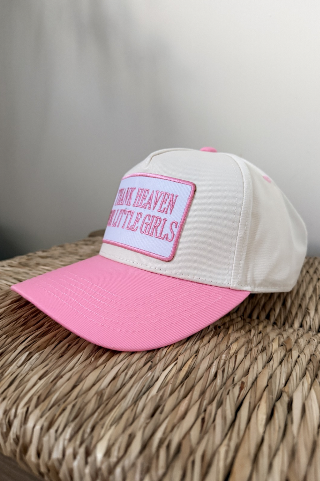 Thank Heaven For Little Girls Hat - Pink